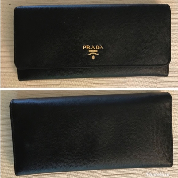 Prada Saffiano Wallet on Chain + Box, Card - Picture 3 of 13